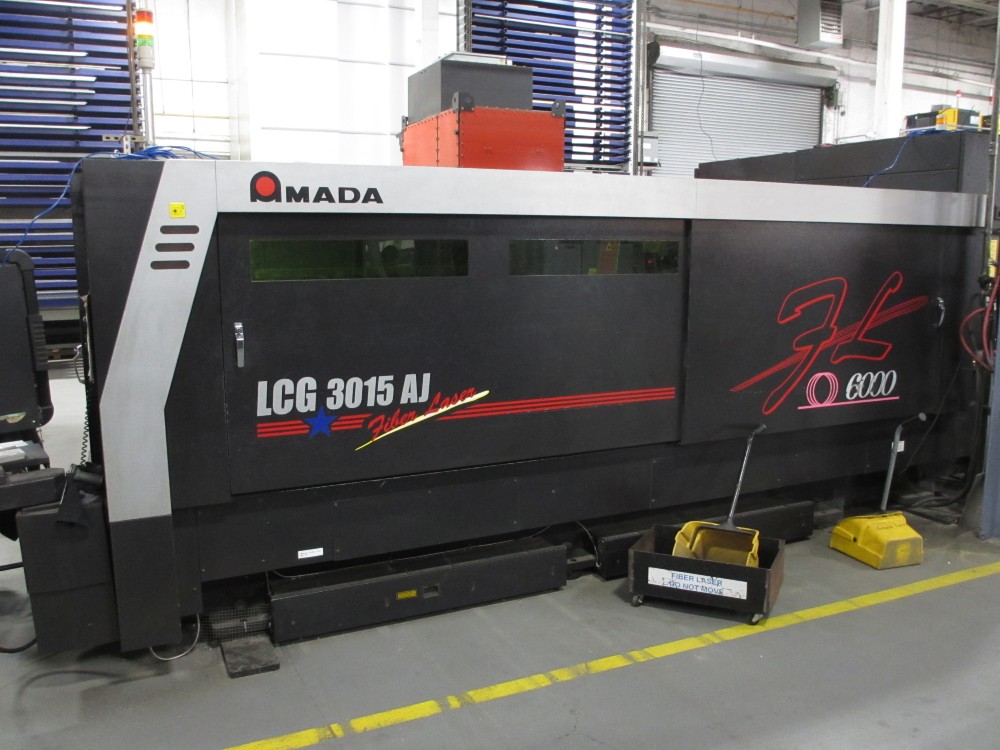 Amada #Ensis 3015AJ, 6000 watt, Flying Optic, 120" x 60" sheet size, shuttle table, 2018