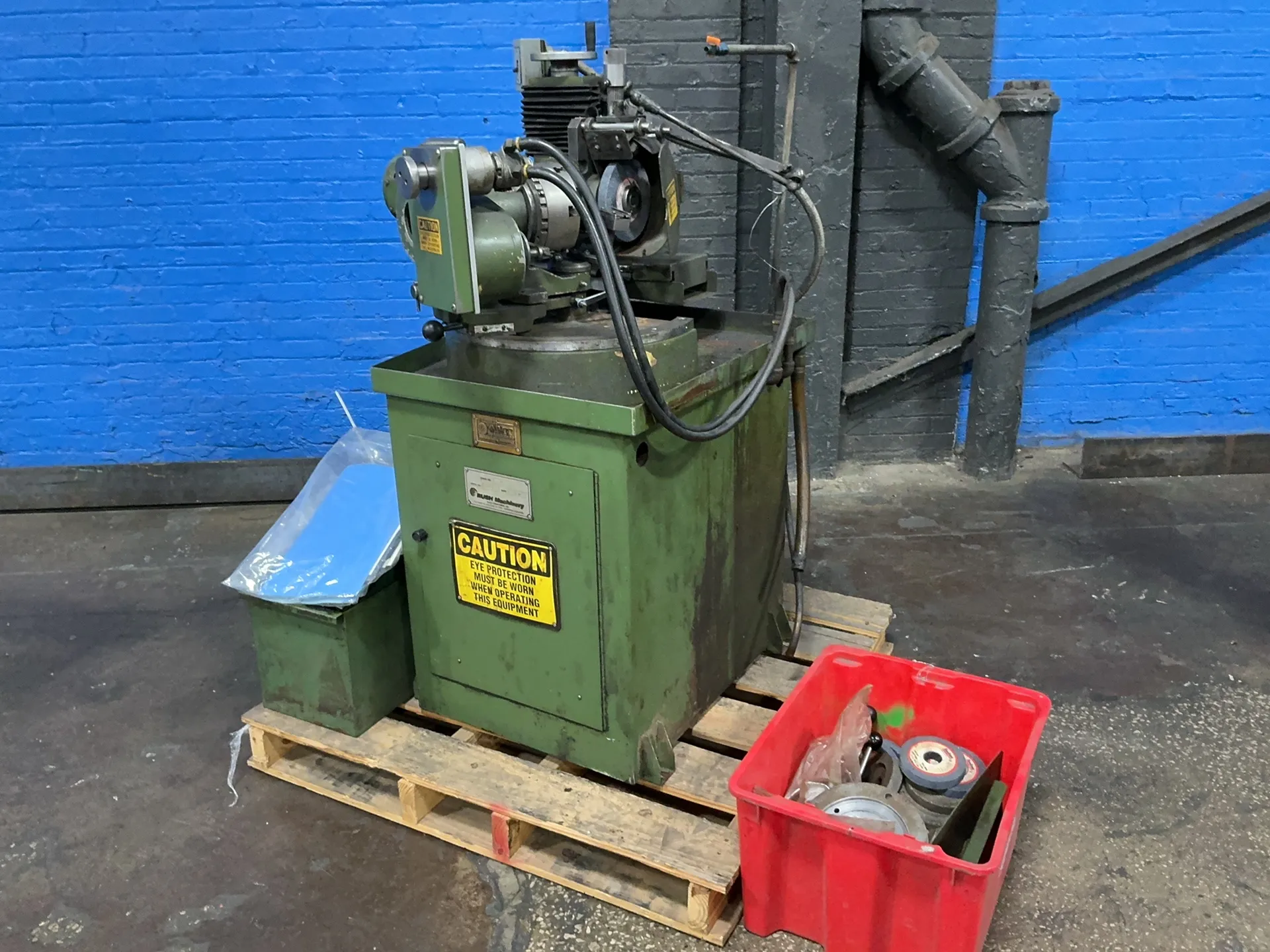 Rush #252, drill and tool grinder, 7" 6-jaw chuck, 6.5" grinding wheel, 3450 RPM, 1998