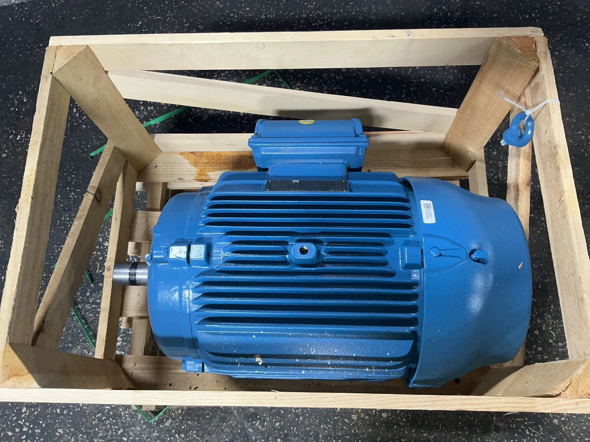 40 HP 3555 RPM WEG #04036ET3E324TS-W22, Frame 324/6TS, TEFC, inverter duty, 3 phase, 60 Hz, 230/460 Volts