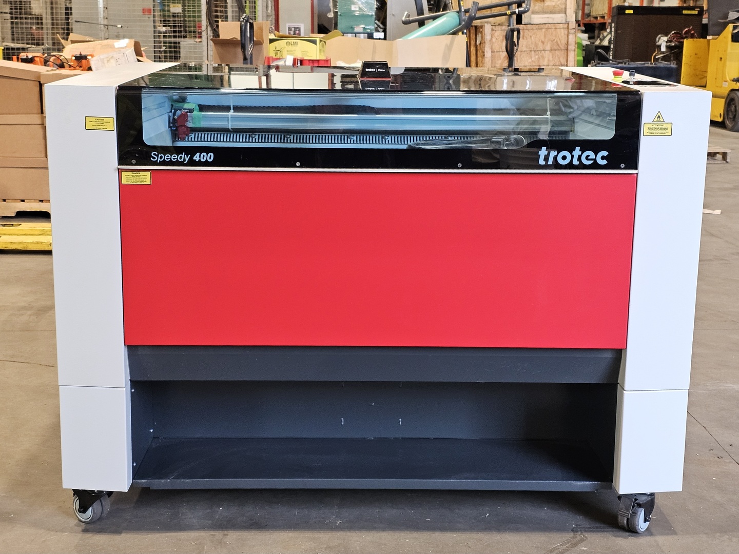 Trotec #8070-Speedy-400, CO2 Laser Engraver & Cutter, 120 watt, 40" x 24" table, 9.1 amps, 230 V., 1PH, 2023