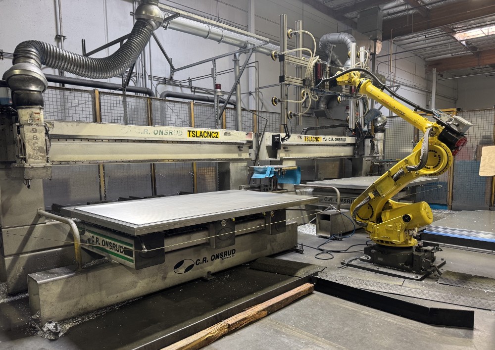 Onsrud Routers, 2 Machine Cell, FANUC Robot Included