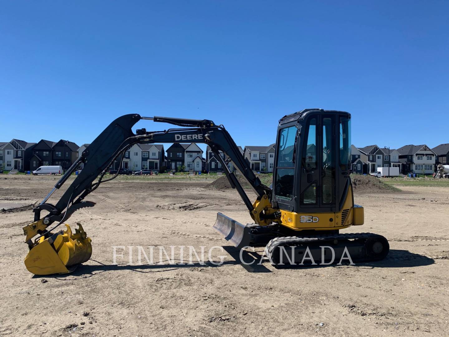 John Deere 35D, 8715 hours, S/N: FF035DX260186, 2008