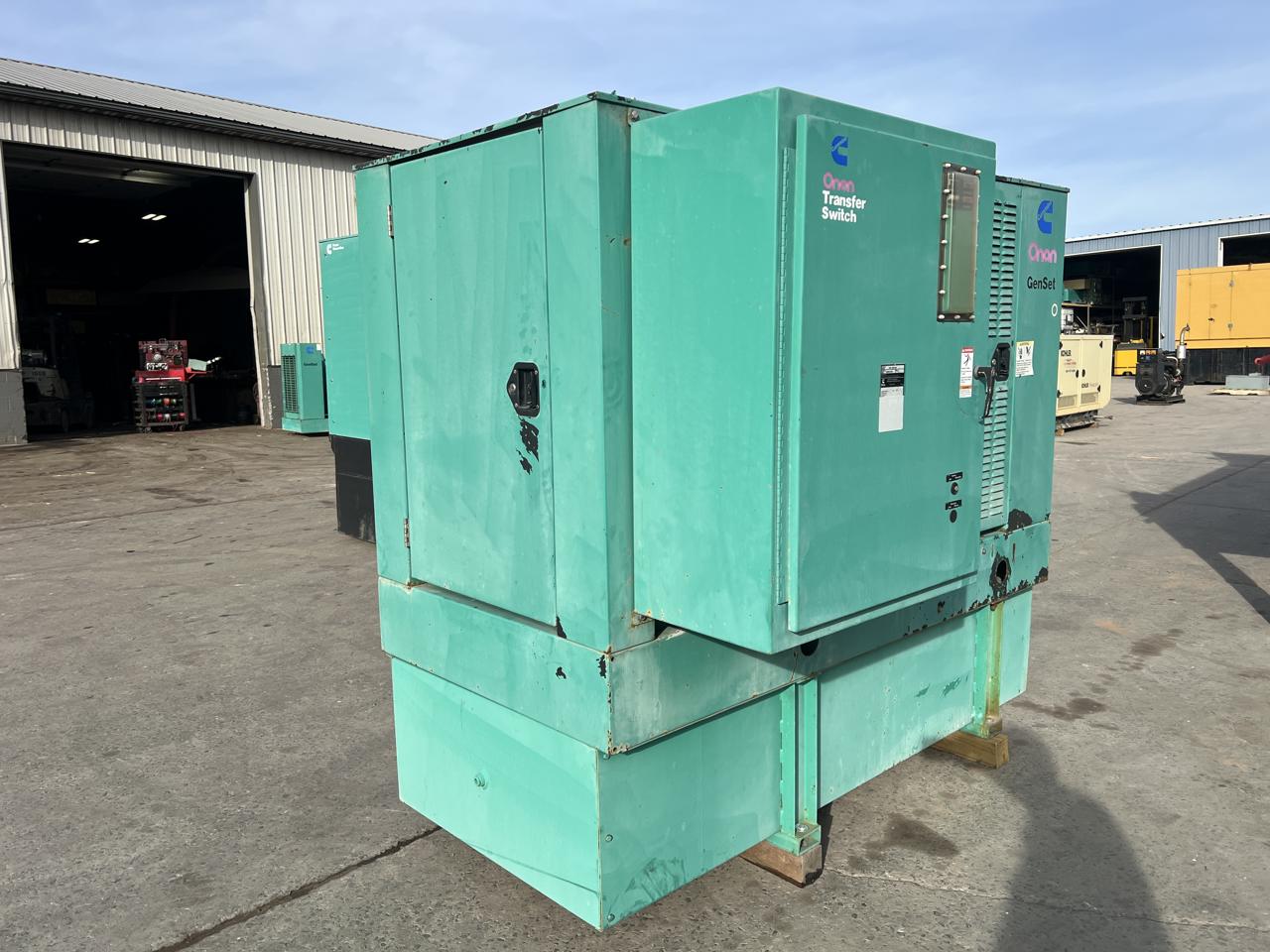 50 KW Cummins/Onan #DGCA-3384488, Diesel Generator Set, 120/240 Volts, 4BT3.9-G4 engine, 1800 RPM, enclosure
