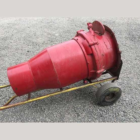 Korfmann #32852, Air Operated Ventilation Fan, type DV4, 16" inlet, 11" outlet, 38" H, (2 available)