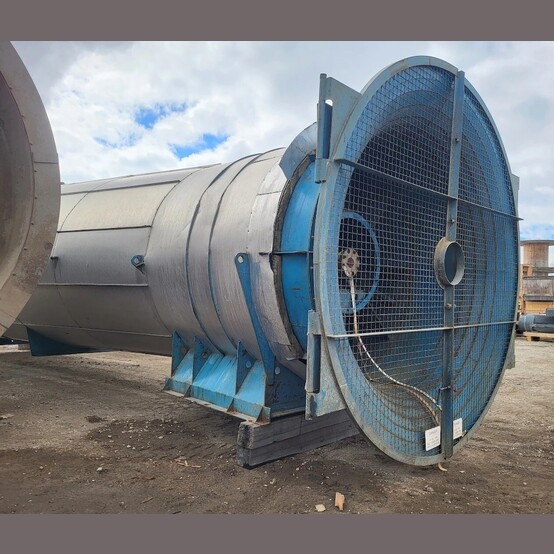 375,000 cfm Alphair, Axial Ventilation Fan Package, 12.73" WG, 880 RPM, 1,000 HP Teco-Westinghouse motor