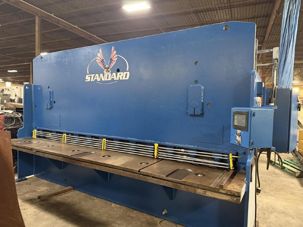 Standard 3/8" x 12' shear with 54" back gauge