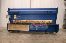 5/8" x 13.3' Haco #HSL4016, hydraulic shear, 39" back gauge, 23 hold downs, #13111