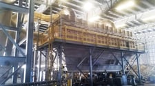 120000 cfm Wheelabrator, (176) cartridge dust collector, blower, controls, pulse clean