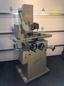 6" x 12" Mitsui #200MH, manual feed surface grinder, Permanent Magnetic Chuck, excellent machine, Tag #16020