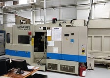 Mitsui-Seiki #HU40T, 5-Axis, 24" X, 22" Y, 28" Z, 60 APC, 240 automatic tool changer, 15000 RPM,F15M, 2004