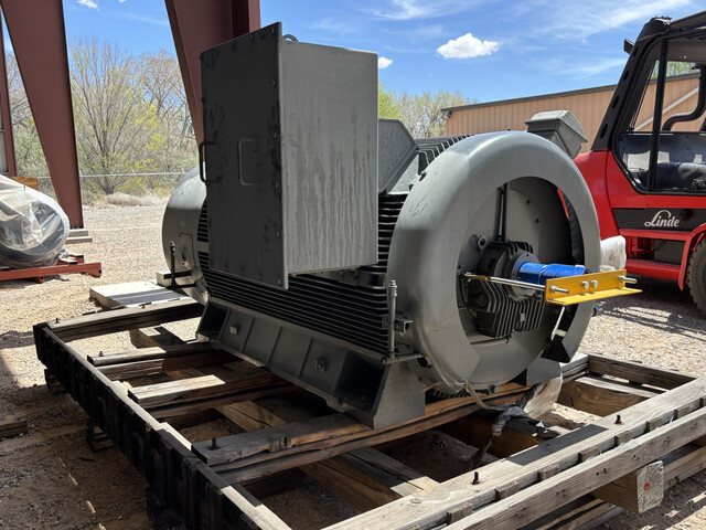 1500 HP 3600 RPM Teco, Frame 560C, TEFC, SB, 1.15, new surplus, 2300/4160 Volts (2 available)