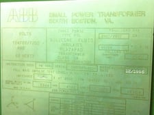 2500/2800 kVA, 12470/7200 WYE Primary, 480 DELTA Secondary, ABB, Loop feed, Dead front Pad-Mount