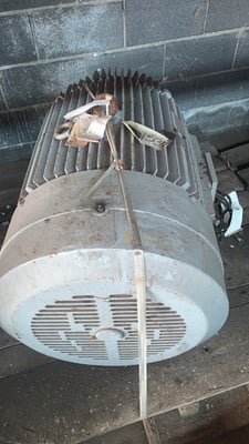 100/25 HP 1775/885 RPM Reliance, Frame 447T, TEFC, 2 winding, 1.15 service factor, 460 Volts