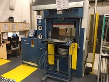 435 Ton, Wickert, heated platen press, hydraulic, gib guided, upstroke, 12" stroke, 21.5" DL, #27630