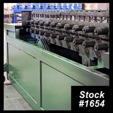 12 Stand, Engel rollformer, 1.25" roll shaft diameter, #1654