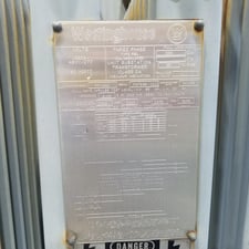 1000 KVA 13800 Delta Primary, 480Y/277 Secondary, Westinghouse, substation