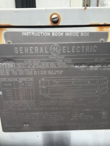 1500/1725 KVA 12000 Delta Primary, 480Y/277 Secondary, General Electric, substation, #SUB141