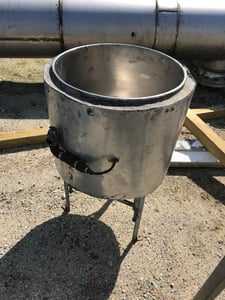 20 gallon Stainless Steel jacketed kettle, approx. 20" dia. x 20" deep, used