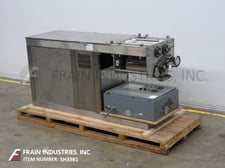 Model TRE-18L, 3 roll, automatic, counter rotating roll, dough sheeter / extruder