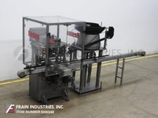 Resina #S, automatic, inline, Stainless Steel, single head chuck capper rated from 10-40 CPM