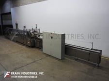 Thiele #60S-SP, automatic, continuous motion, Stainless Steel, horizontal, hot melt glue cartoner, 60-400