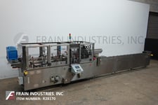 Adco #12IAL25SS, automatic, horizontal Stainless Steel, intermittent motion, Nordson Problue hot melt glue