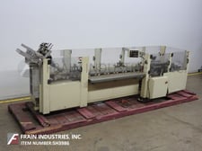 Kodiak #901-120, semi-automatic, horizontal, continous motion, hot melt glue cartoner, 20-120 cartons per