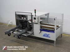 OK International #Duraformer-2, automatic left to right, inline case erector bottom taper, 1-20 cases per