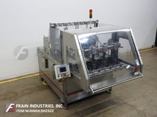 Delkor #TF-1504SS, automatic, Stainless Steel, (4) head, tray former, 10-55 cycles per minute