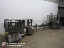 Complete Tri Seal tray line consisting of Adco #AFCXS-50-1-WD former & Adco 16B-50-WD, hot melt glue tri sal