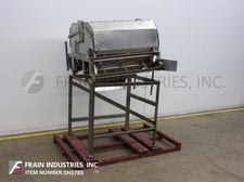 Franken USA / Stat Mfg Ltd, Stainless Steel perforated rotary washer, 31" ID x 54" L Stainless Steel rotary