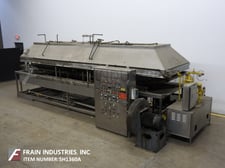 Moline, complete doughnut, cutting, depositing, frying, cooling and sugar coating line