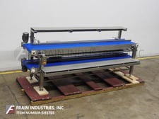 Image for Stainless Steel, 2-tier, pack off conveyor, Intralox belt, 1 HP drives