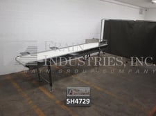 23.5" wide x 10.6' long, Stainless Steel table top conveyor, Flexlink style belt, 3/4 HP drive