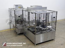 Intellitech Monoblock #AFSM1500, 2-up, automatic, continous motion, Stainless Steel, rotary filler, capper