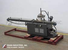 MRM Elgin #Versa filler, automatic, Stainless Steel, 6-head, rotary time / pressure filler, 20-90 containers