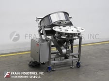 FEMC #3800-000-003, pocket angular dial servo volumetric filler, 10-160 indexes per minute, with 32" diameter