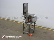 Spee Dee #CBE-264, 4 pocket volumetric filler, 6-48 indexes per minute, with 12" ID x 16" deep Stainless