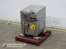 Tetra Pack #TAS15/70BAR, Stainless Steel (2) stage, homogenizer, rated output up to 40 gallons per hour