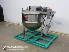Image for 500 gallon Lee #500D9MT, 316 Stainless Steel interior, 304 Stainless Steel external, double motion, scrape surface, jacketed kettle, 90 psi