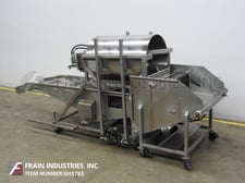Nothum #FD-24, Stainless Steel, rotary barrel breader, complete w/quick connect hose for supply side