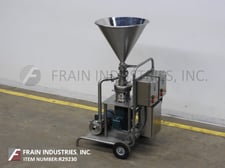 Image for Tri-Clover #F2116MDEZSYS3933150, Stainless Steel tri-blender, with 22" OD x 18" deep funnel style Stainless Steel hopper