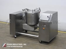 Glass Gmbh & Co #VSM/F-300, 300 liter Stainless Steel vertical vacuum mixer, automatic open & close bolt down