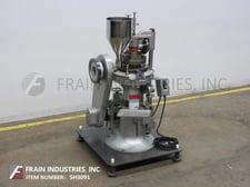 8.5 Ton, Key International #CMD3B16, 16 station rotary press, 350-650 tablets/minute, 15/16" max tablet