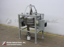 Great Western #TB-611M/2, 36" diameter, in-line gyroscopic pressure sifter, to 700 lbs/min