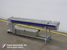 Sig #Crossfeeder, wrapper accessory product feeder, servo driven, Stainless Steel, 72" L, single chain