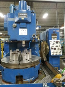 Fellows #50-8 Hydrostroke, 50" dia, 9" stroke, 8" face, 45" tbl,cutter adapter,change gears, #29364
