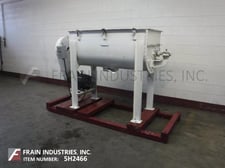 16 cu.ft. J.h. Day, double ribbon mixer, 304 Stainless Steel contact parts, flip up cover, 5 HP drive, 3-1/2"