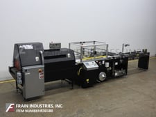 Arpac #TS37/XT18, horizontal continuous motion side seal shrink wrap, 0-80 packages per minute