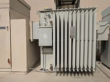 7500/9375 kVA, 34500 Delta Primary, 4160/2400 WYE Secondary, Westinghouse Substation